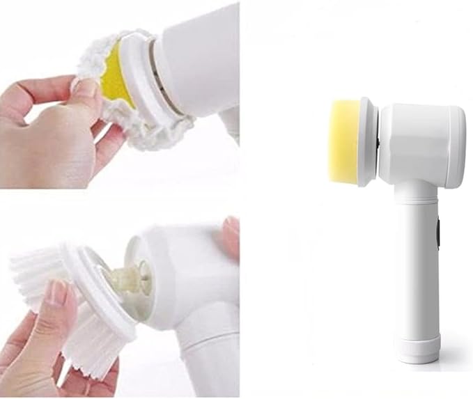 3-in-1 Magic Electric Cleaning Brush – Power Scrub for Kitchen, Bath & More