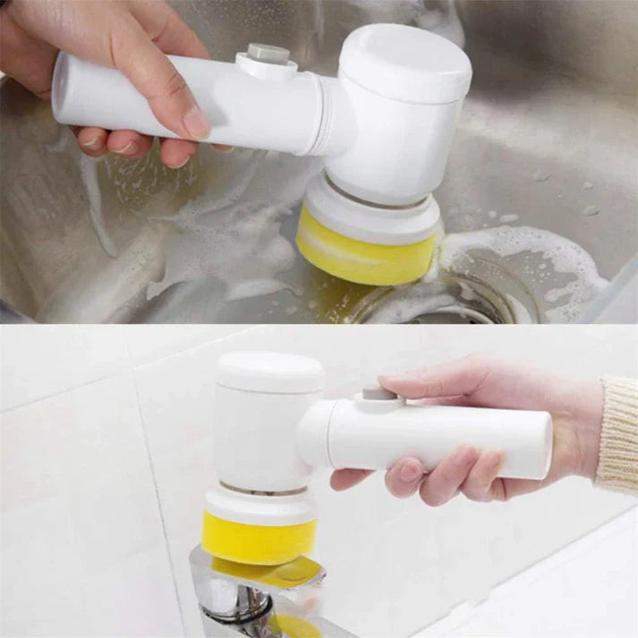 3-in-1 Magic Electric Cleaning Brush – Power Scrub for Kitchen, Bath & More