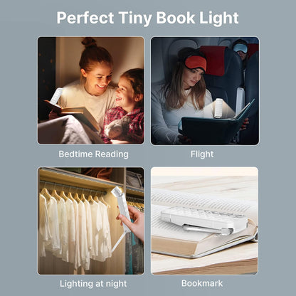 Portable Clip-On Book Light – Flexible, Rechargeable & Eye-Friendly Reading Lamp