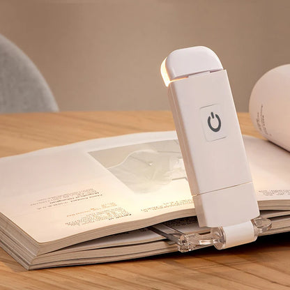 Portable Clip-On Book Light – Flexible, Rechargeable & Eye-Friendly Reading Lamp