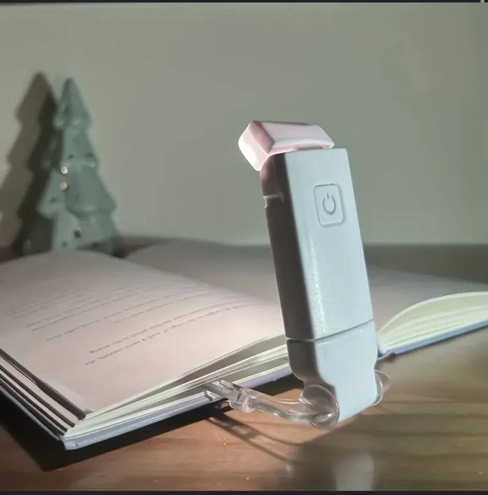 Portable Clip-On Book Light – Flexible, Rechargeable & Eye-Friendly Reading Lamp